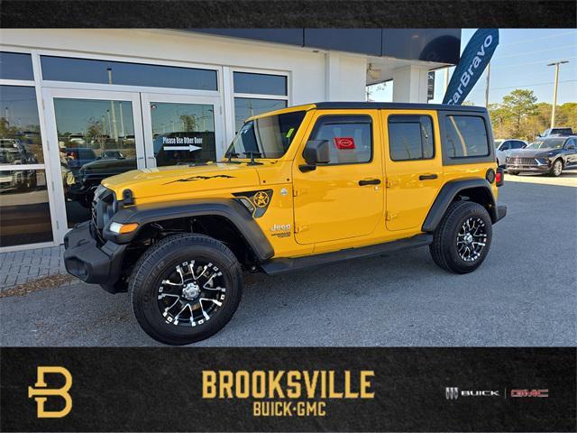 used 2020 Jeep Wrangler Unlimited car, priced at $23,490