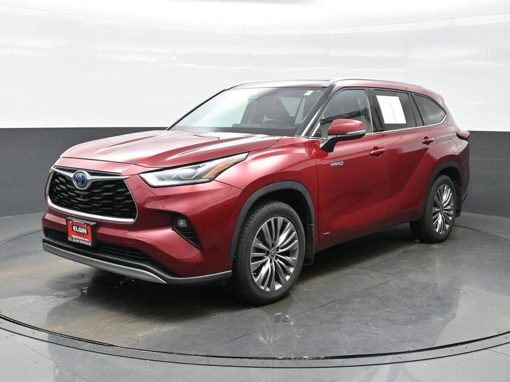 used 2021 Toyota Highlander Hybrid car, priced at $29,390