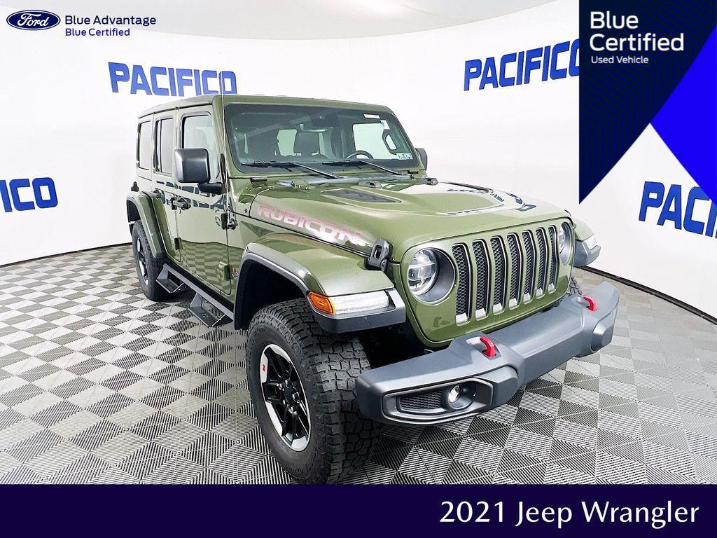 used 2021 Jeep Wrangler Unlimited car, priced at $26,999