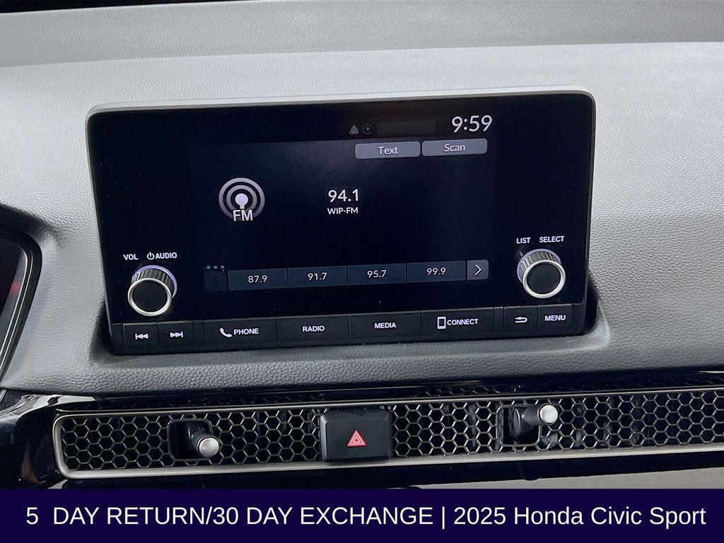 used 2025 Honda Civic car, priced at $26,480