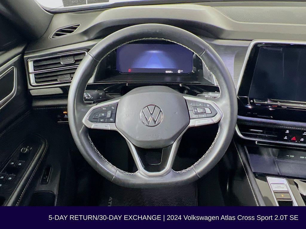 used 2024 Volkswagen Atlas Cross Sport car, priced at $23,589