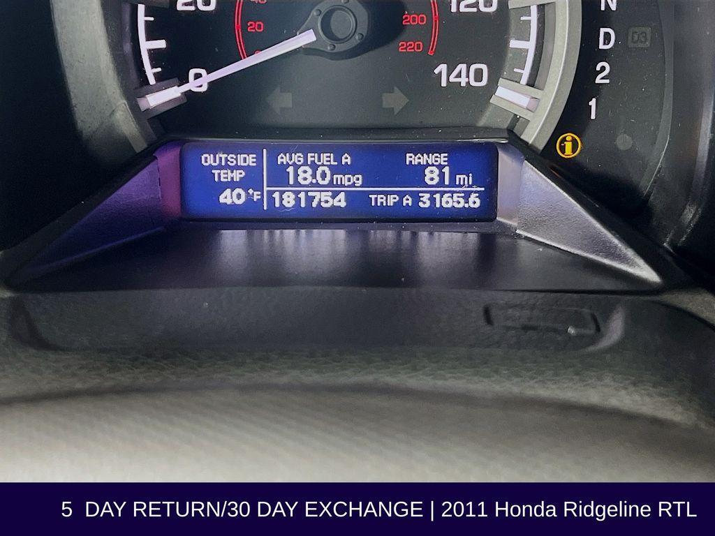 used 2011 Honda Ridgeline car, priced at $9,829