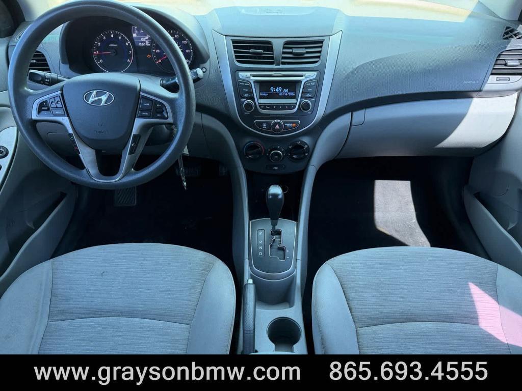 used 2017 Hyundai Accent car, priced at $6,746