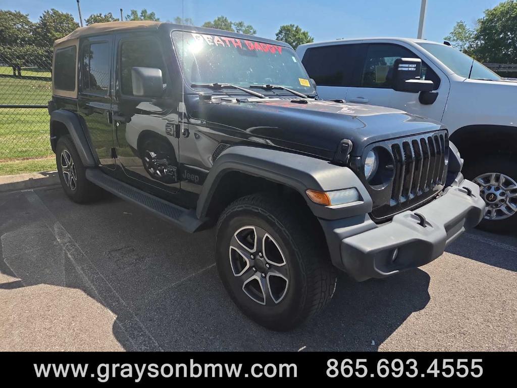 used 2020 Jeep Wrangler Unlimited car, priced at $25,394