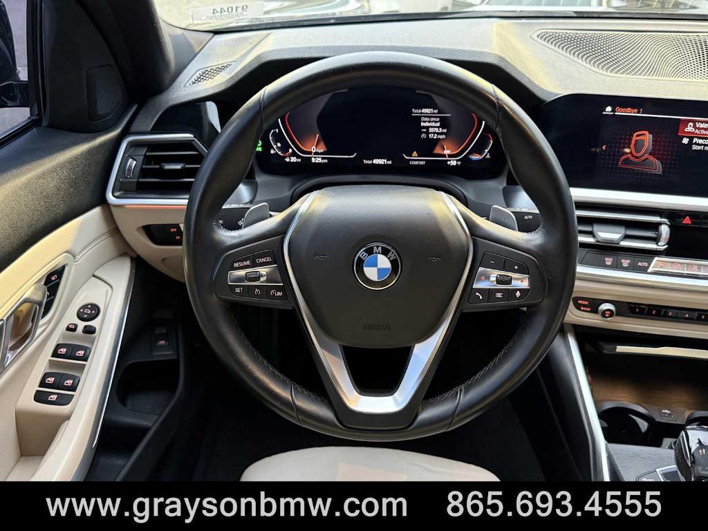 used 2019 BMW 330 car, priced at $23,995