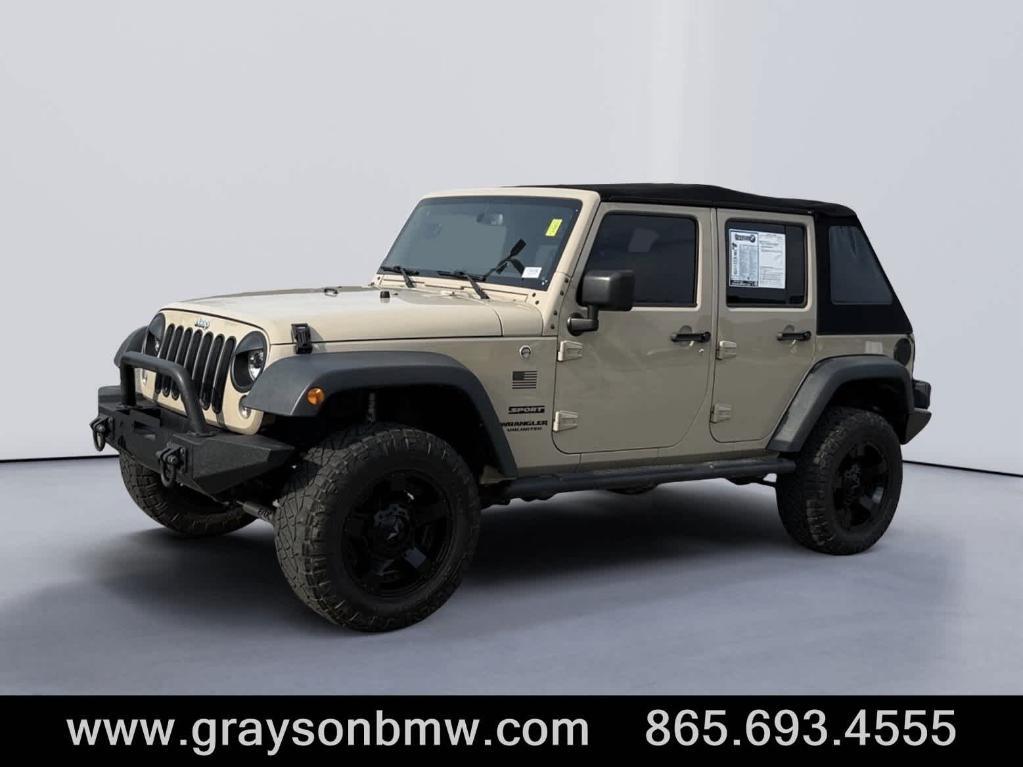 used 2016 Jeep Wrangler Unlimited car, priced at $16,995
