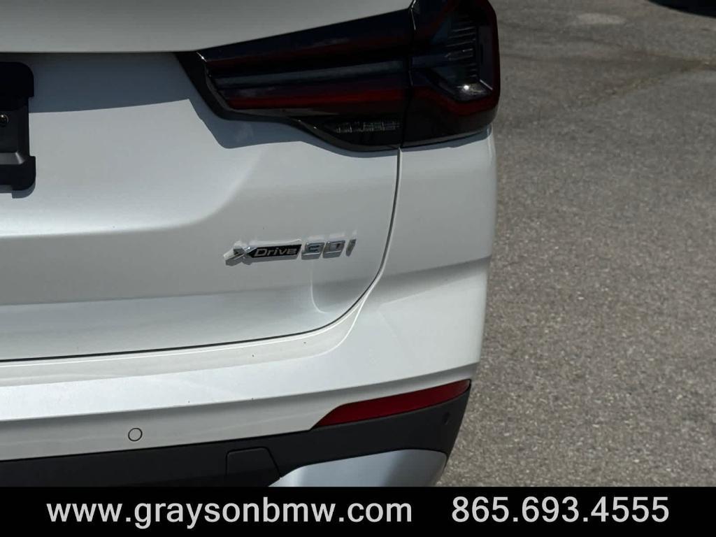 used 2024 BMW X3 car, priced at $33,995