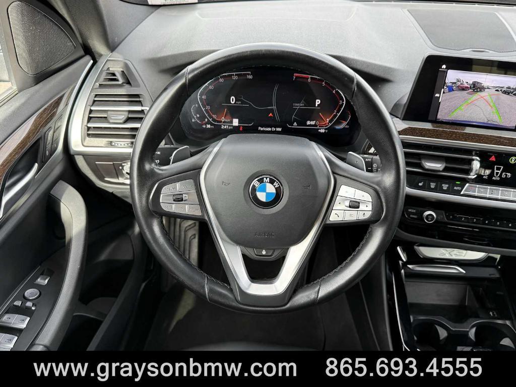 used 2022 BMW X3 car, priced at $31,995