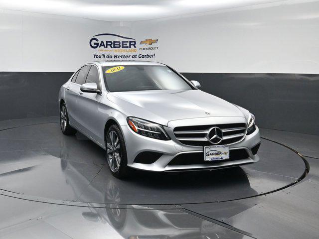 used 2021 Mercedes-Benz C-Class car, priced at $24,882