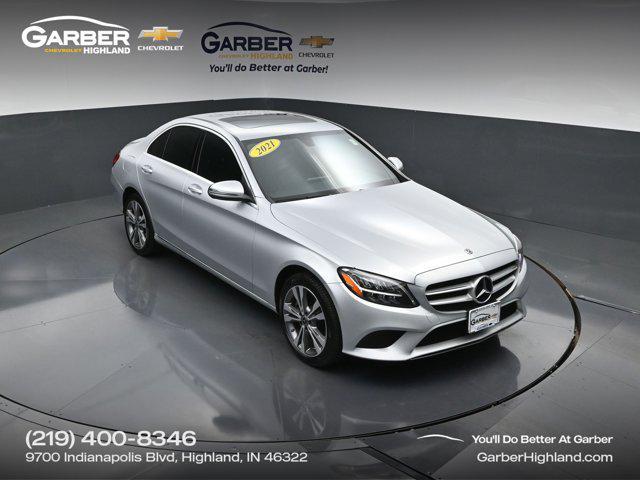 used 2021 Mercedes-Benz C-Class car, priced at $24,882