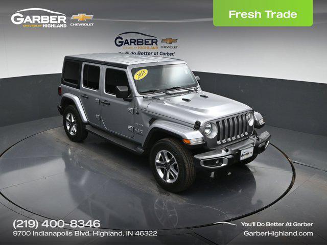 used 2018 Jeep Wrangler Unlimited car, priced at $22,124