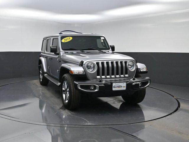 used 2018 Jeep Wrangler Unlimited car, priced at $22,124