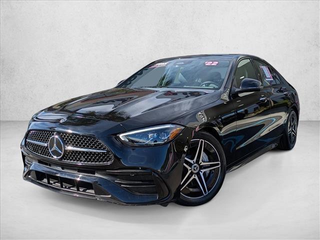 used 2022 Mercedes-Benz C-Class car, priced at $32,991