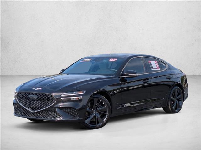 used 2022 Genesis G70 car, priced at $30,750