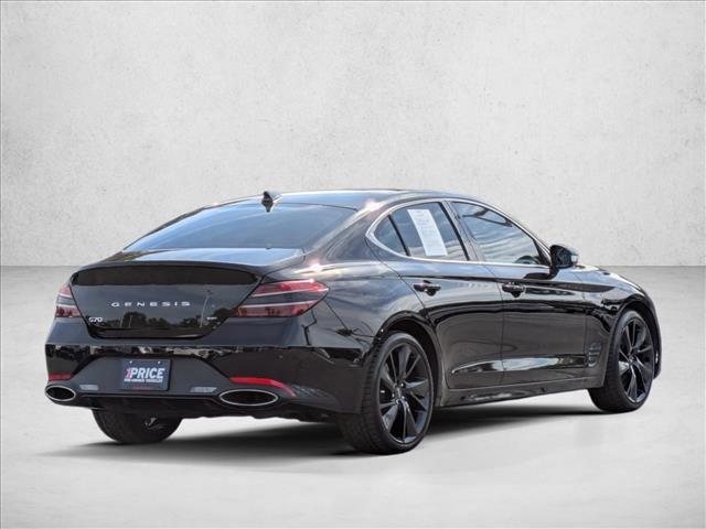 used 2022 Genesis G70 car, priced at $30,750