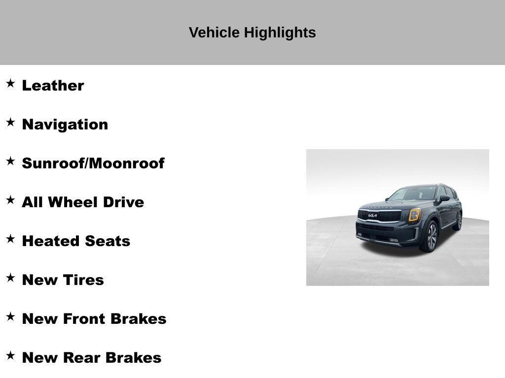 used 2022 Kia Telluride car, priced at $32,441