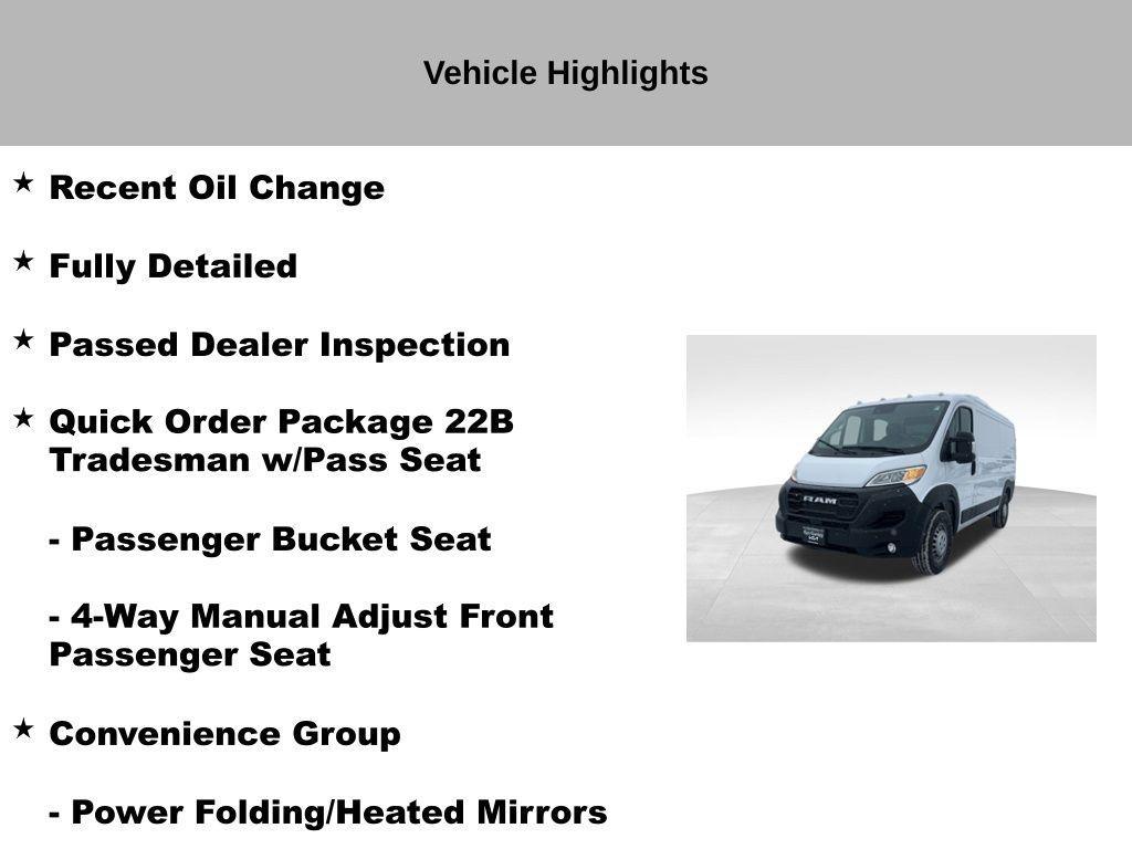used 2024 Ram ProMaster 3500 car, priced at $40,412