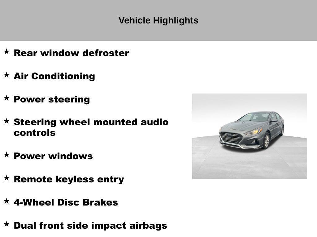 used 2019 Hyundai Sonata car, priced at $9,224