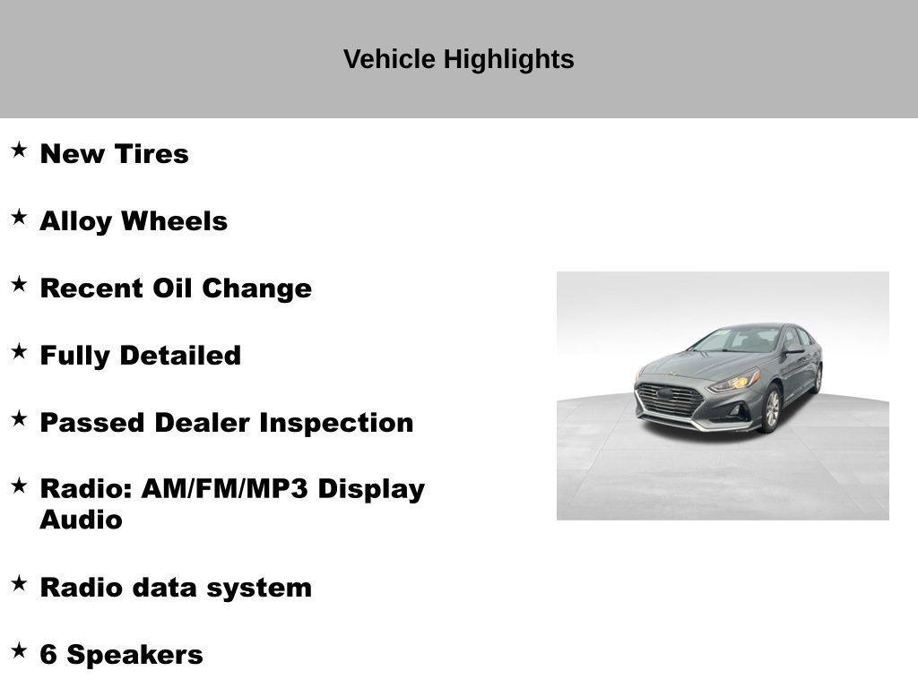 used 2019 Hyundai Sonata car, priced at $9,224