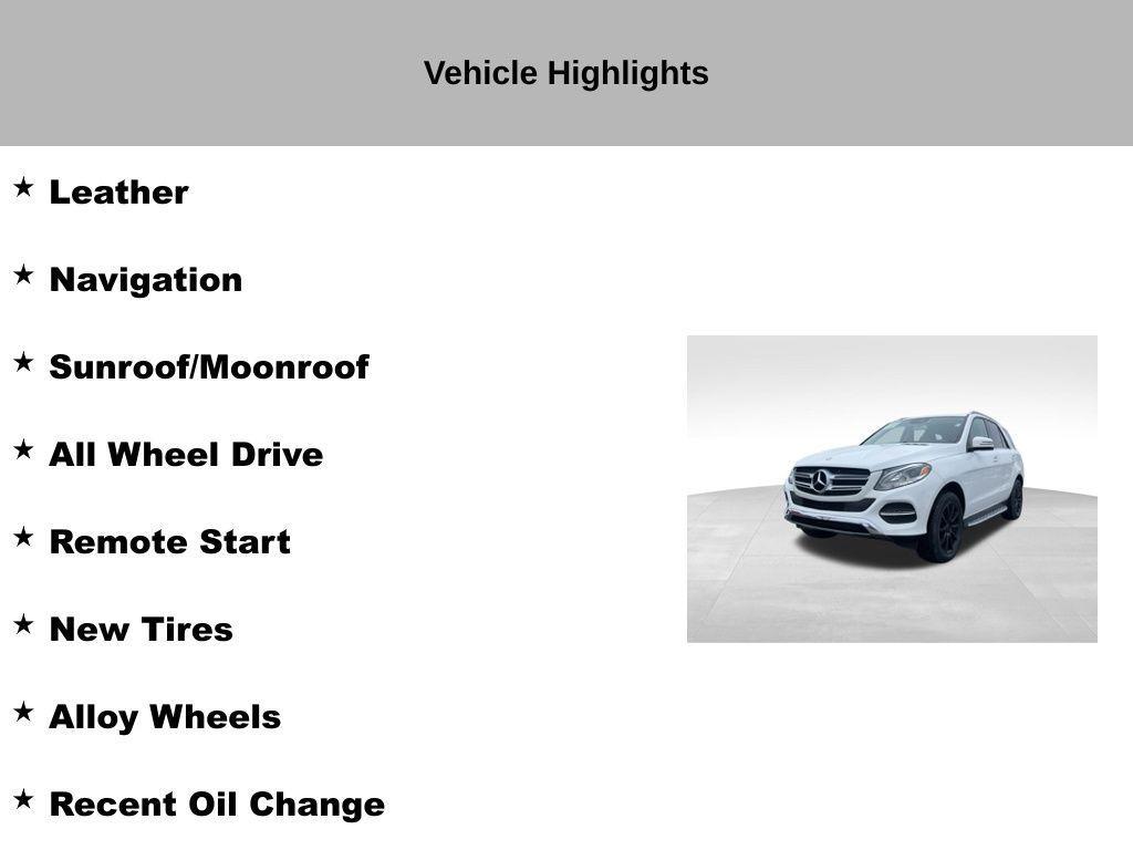 used 2016 Mercedes-Benz GLE-Class car, priced at $14,517