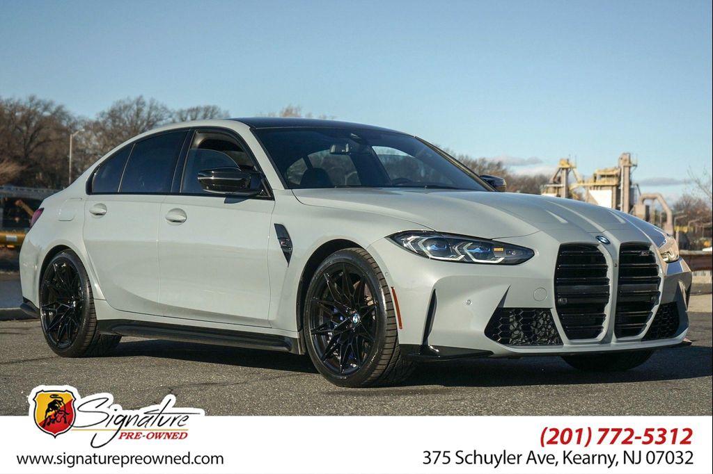 used 2022 BMW M3 car, priced at $77,900