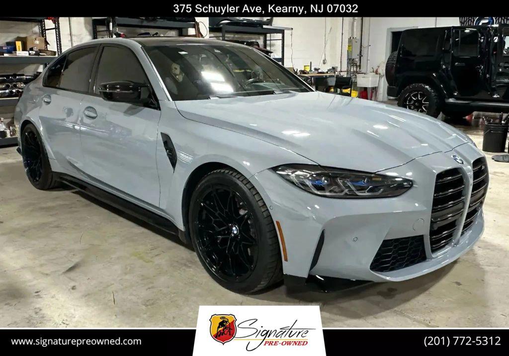 used 2022 BMW M3 car, priced at $77,900