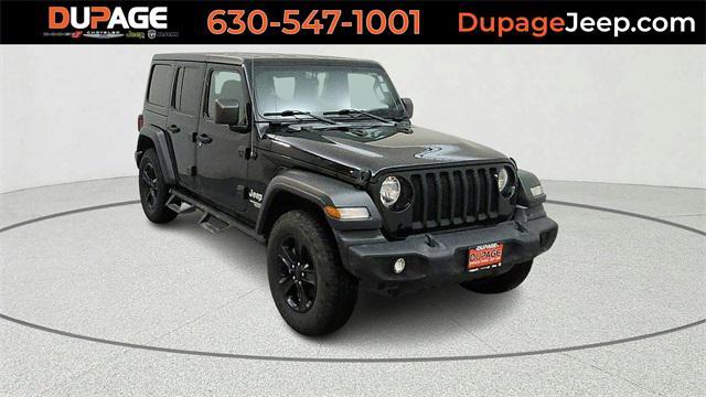 used 2020 Jeep Wrangler Unlimited car, priced at $22,412