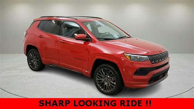 used 2022 Jeep Compass car, priced at $17,999