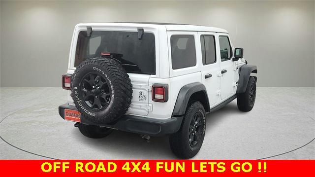 used 2021 Jeep Wrangler car, priced at $26,500