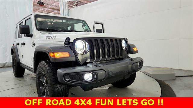 used 2021 Jeep Wrangler car, priced at $26,500