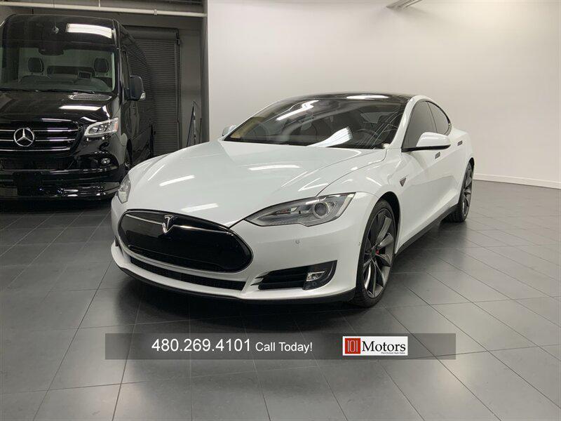 used 2014 Tesla Model S car, priced at $17,901