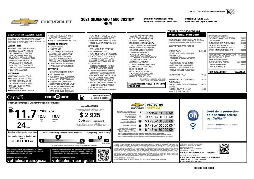 used 2021 Chevrolet Silverado 1500 car, priced at $26,987