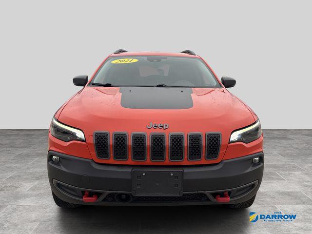 used 2021 Jeep Cherokee car, priced at $17,303