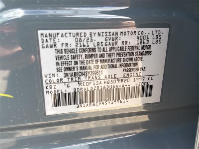 new 2025 Nissan Sentra car, priced at $20,973