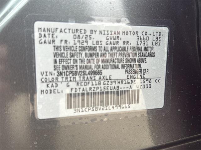 new 2025 Nissan Kicks car, priced at $22,097