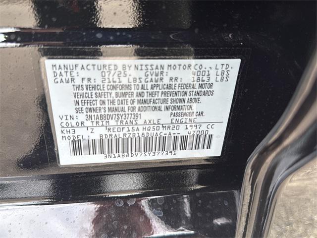 new 2025 Nissan Sentra car, priced at $23,296