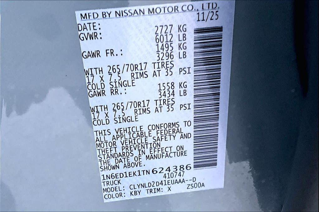 new 2026 Nissan Frontier car, priced at $46,610