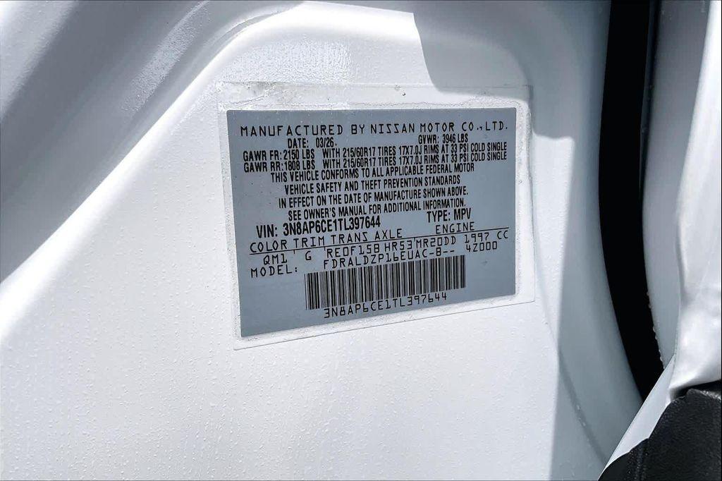 new 2026 Nissan Kicks car, priced at $26,170