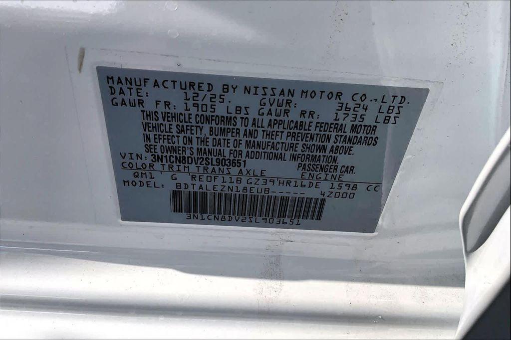 new 2025 Nissan Versa car, priced at $20,767