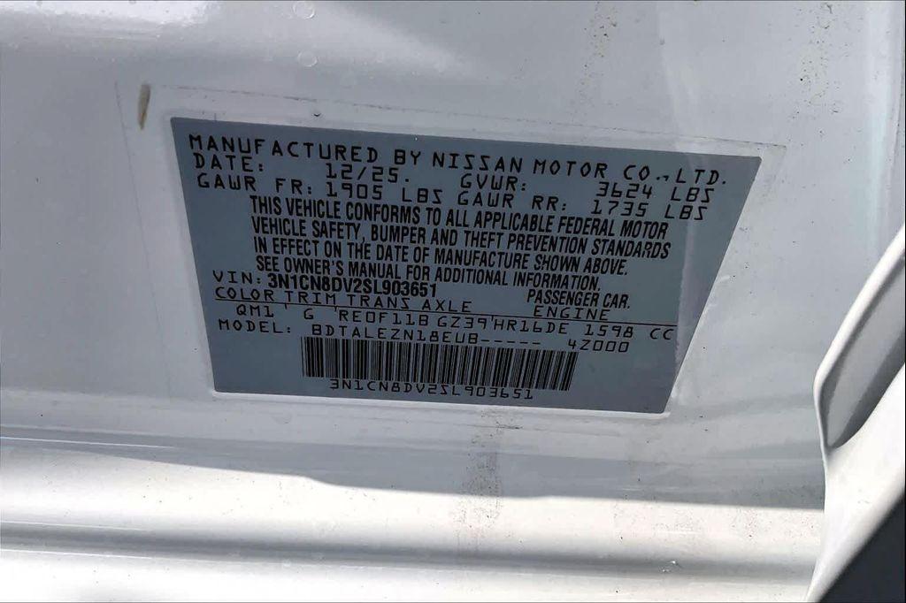 new 2025 Nissan Versa car, priced at $19,742