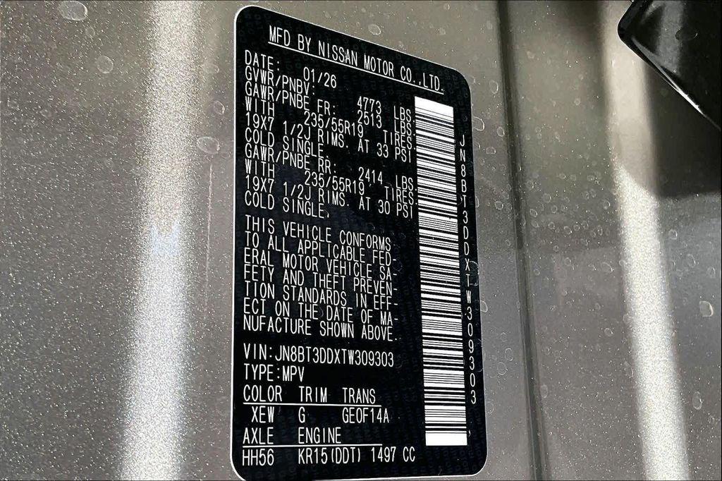 new 2026 Nissan Rogue car, priced at $37,627