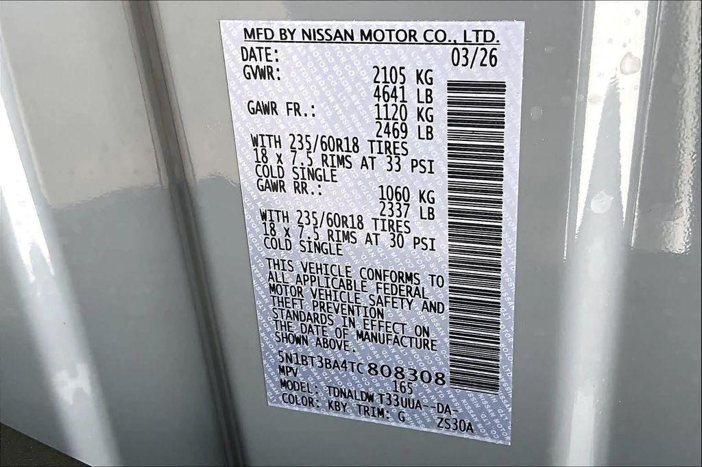 new 2026 Nissan Rogue car, priced at $29,820