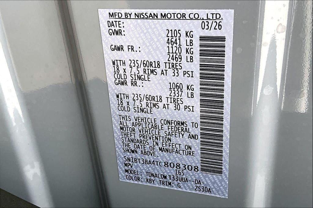 new 2026 Nissan Rogue car, priced at $29,820