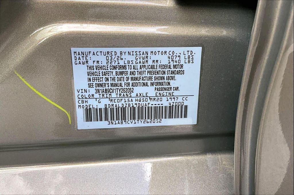 new 2026 Nissan Sentra car, priced at $26,590