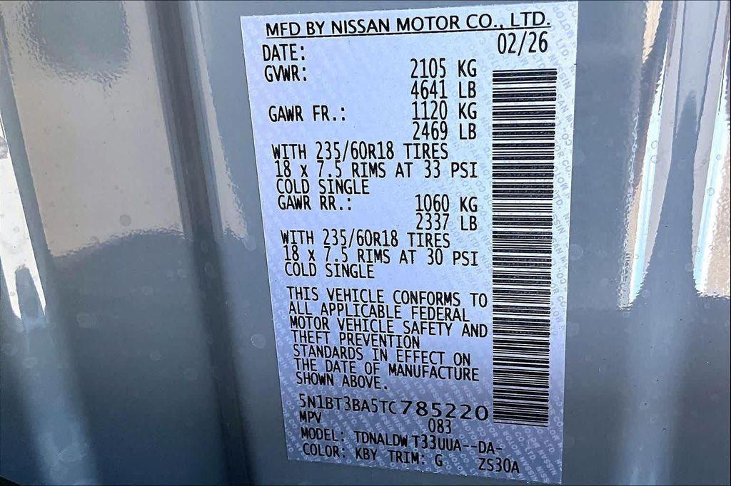 new 2026 Nissan Rogue car, priced at $29,675