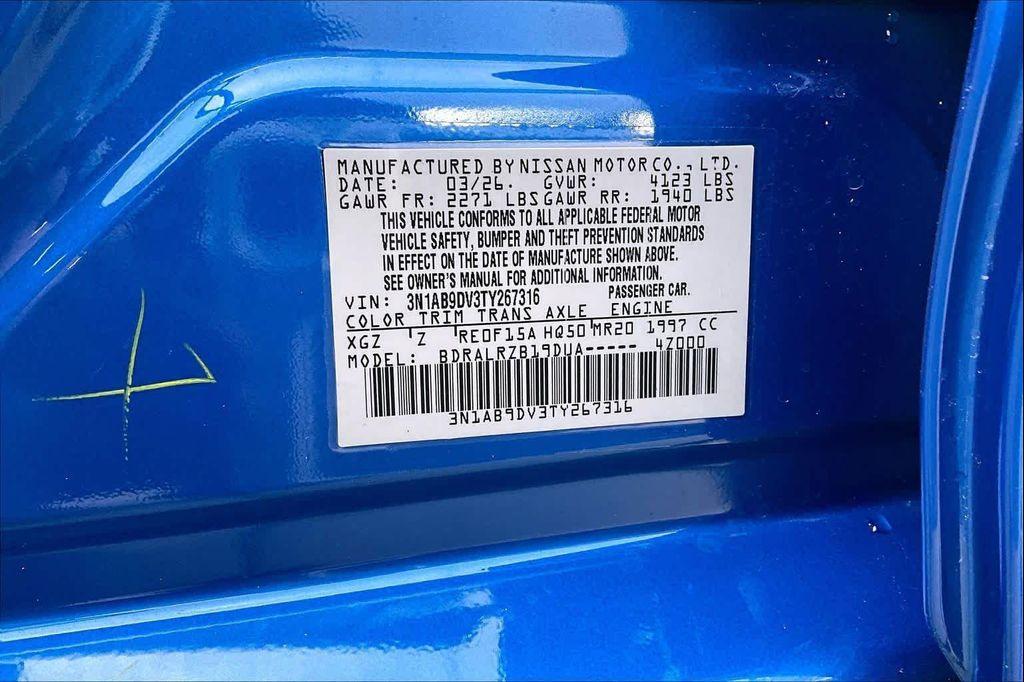 new 2026 Nissan Sentra car, priced at $27,830