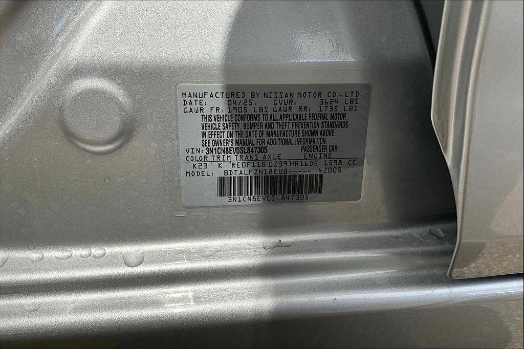 new 2025 Nissan Versa car, priced at $21,770