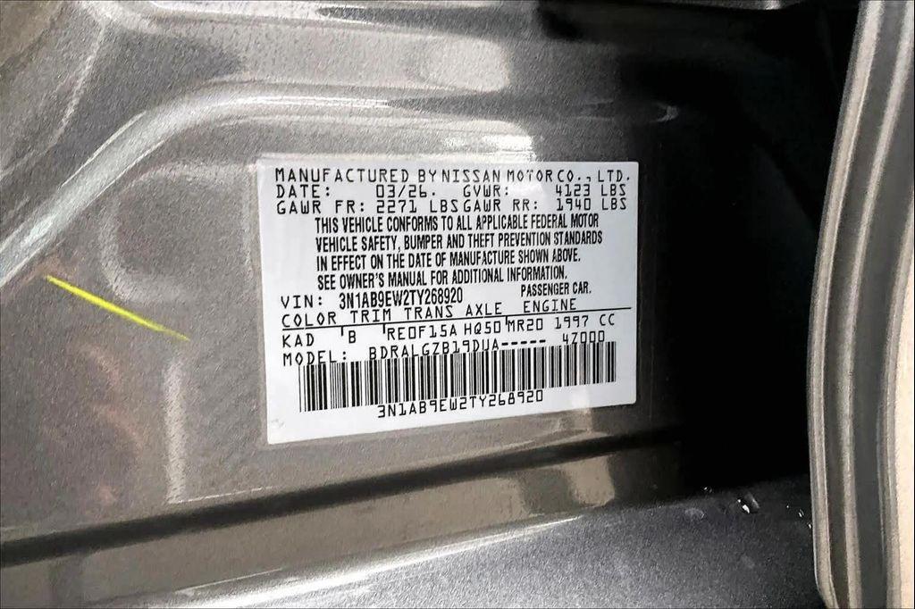 new 2026 Nissan Sentra car, priced at $29,880