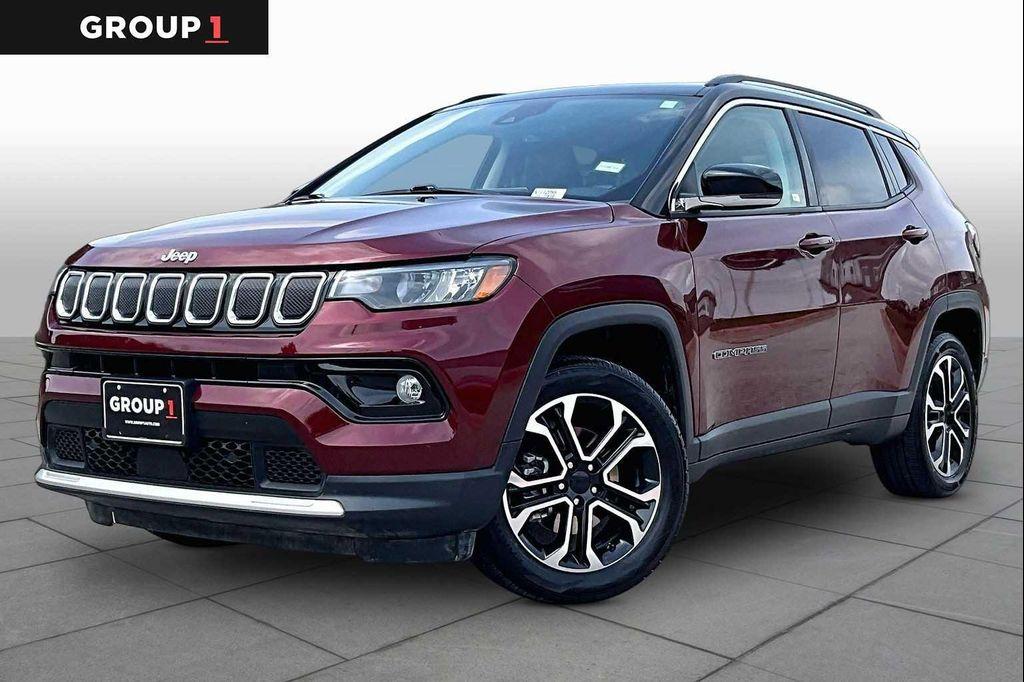 used 2022 Jeep Compass car, priced at $21,454