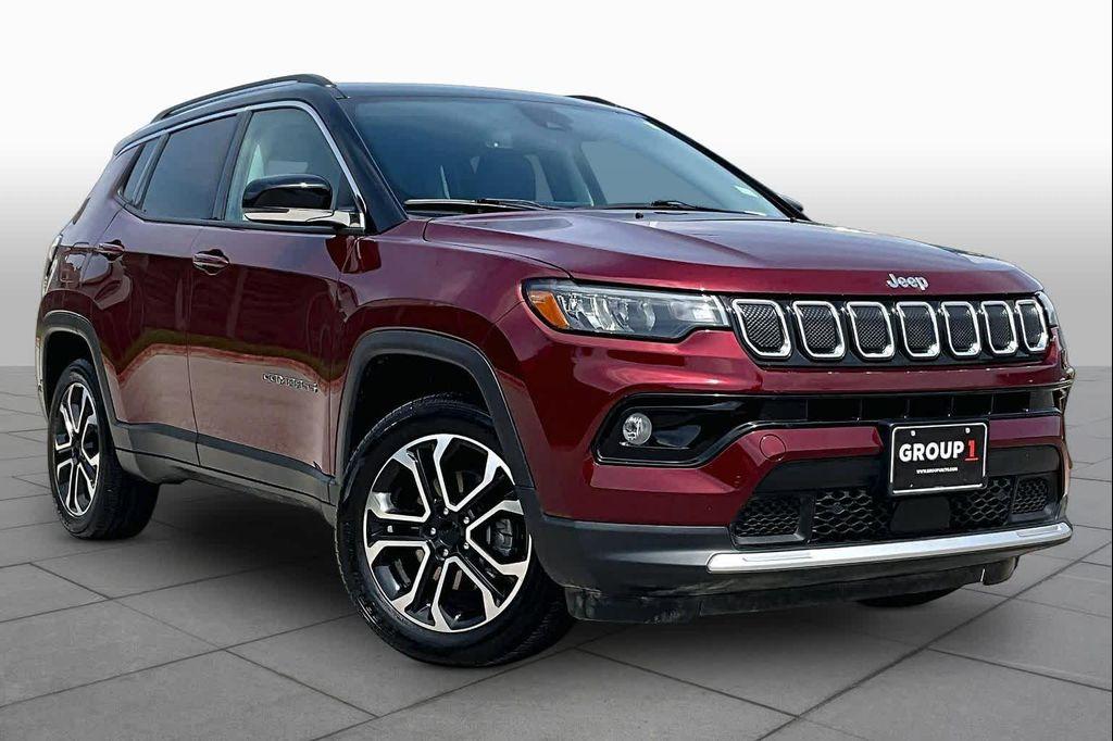 used 2022 Jeep Compass car, priced at $21,454